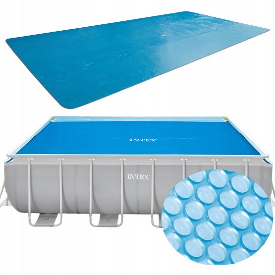 Bâche solaire pour piscine à cadre 488x244cm INTEX 28029