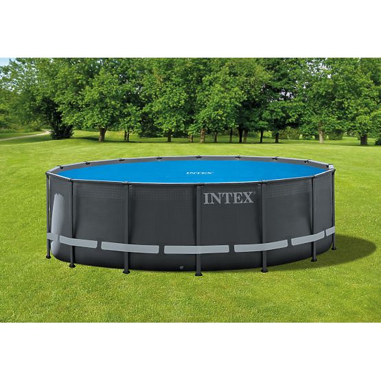 Bâche solaire pour piscine ronde à armature INTEX 28014