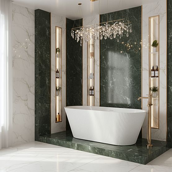 Baignoire autoportante en acrylique OFELIA 170