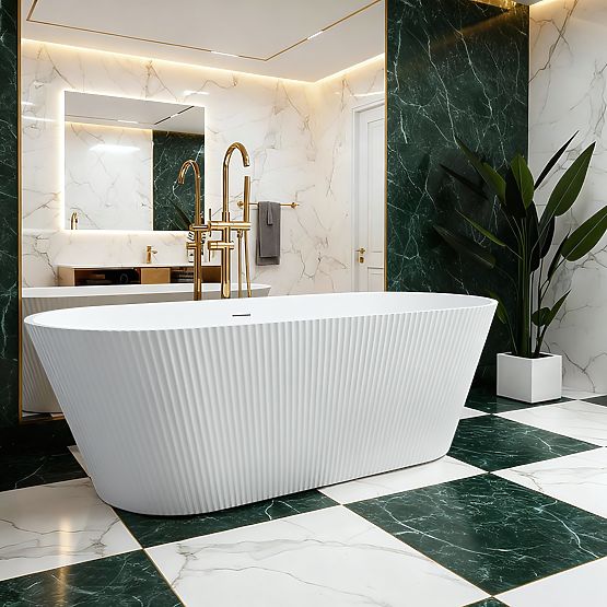 Baignoire autoportante en acrylique OFELIA 170