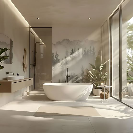 Baignoire autoportante en acrylique ROMA 170