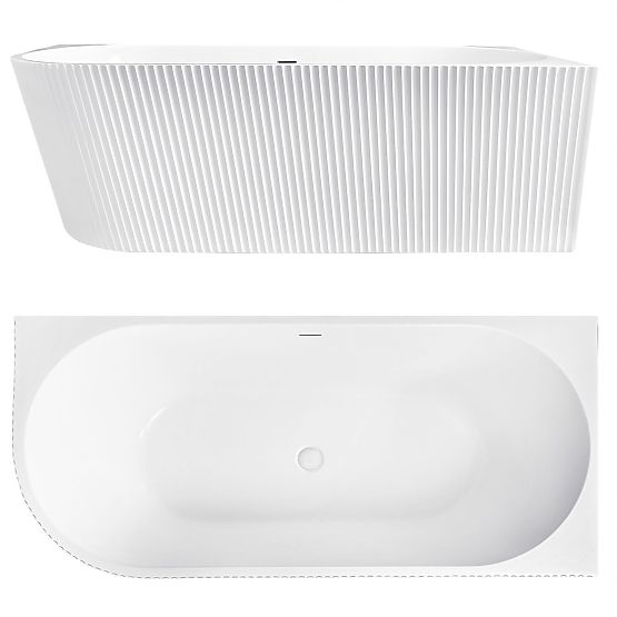 Baignoire d'angle en acrylique WENUS DROITE 170