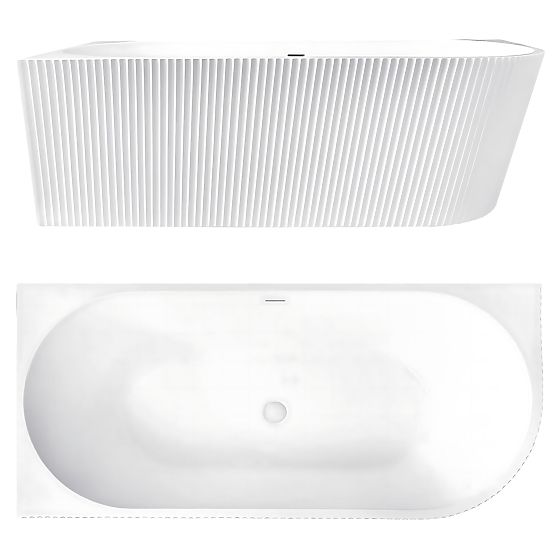 Baignoire d'angle en acrylique WENUS GAUCHE 170