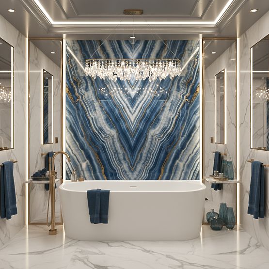 Baignoire murale en acrylique OLIMPIA 150 cm