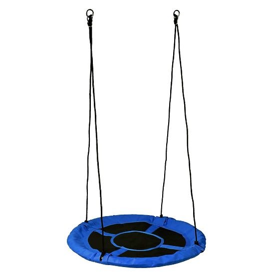 Balançoire de jardin nid de cigogne ROMEK bleu 100 cm