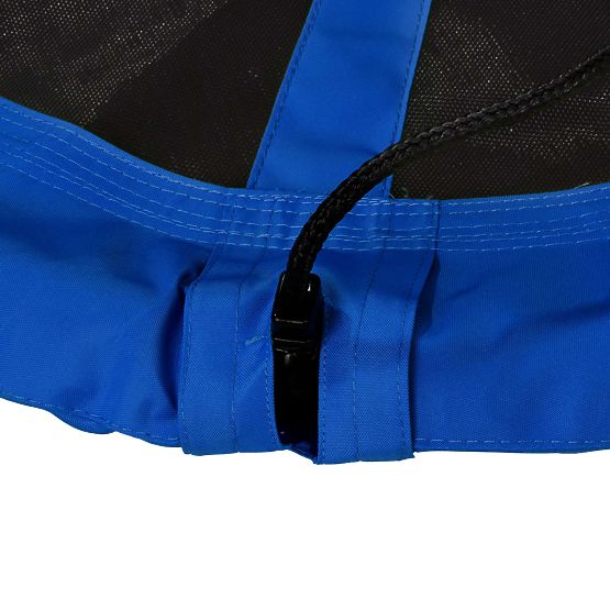 Balançoire de jardin nid de cigogne ROMEK bleu 100 cm