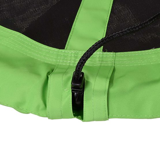 Balançoire de jardin nid de cigogne ROMEK vert 100 cm