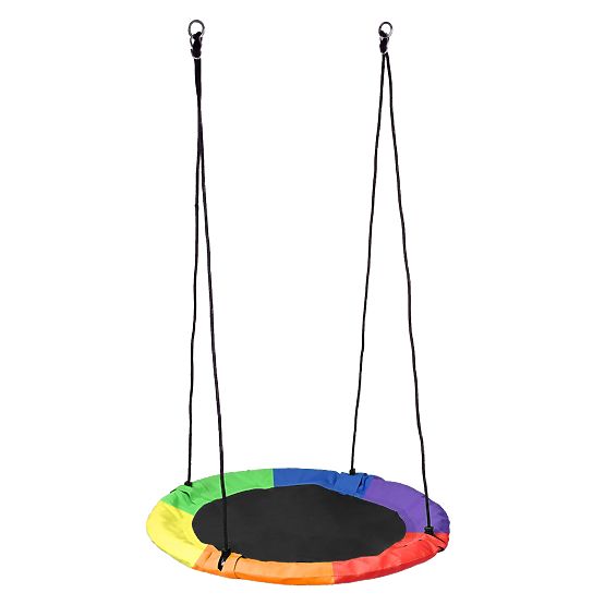 Balançoire de jardin nid ROMEK colorée 80 cm