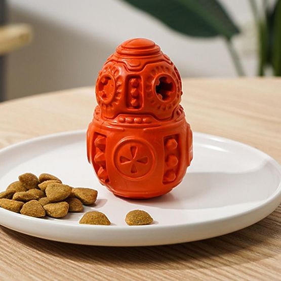 Balle à mâcher rouge pour chiens PJ-046