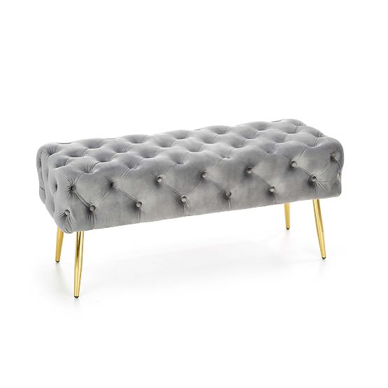 Banc ATHENA gris / doré (1p=1ks)