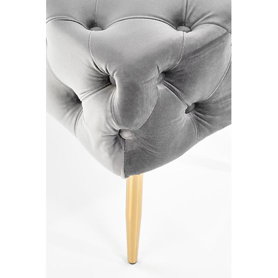 Banc ATHENA gris / doré (1p=1ks)