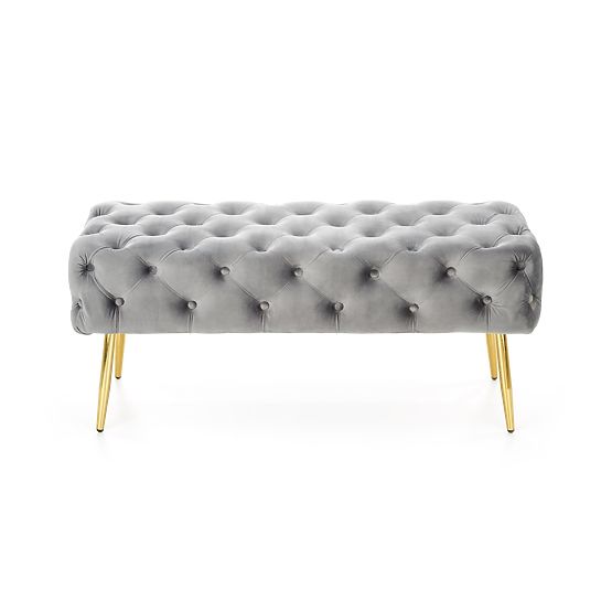 Banc ATHENA gris / doré (1p=1ks)