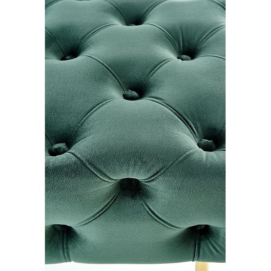 Banc ATHENA vert foncé / doré