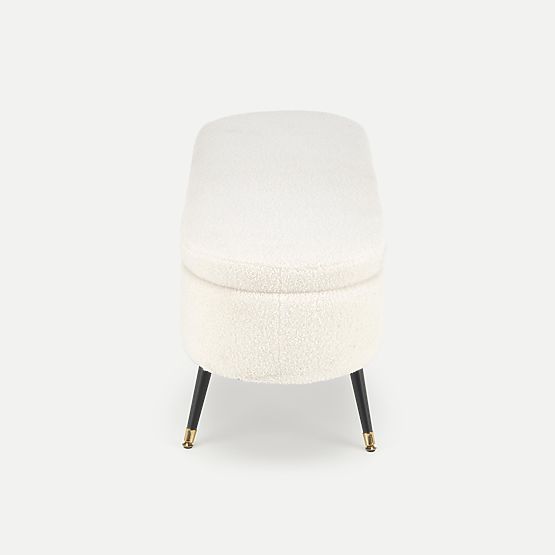 Banc AVEIRO avec espace de rangement, crème