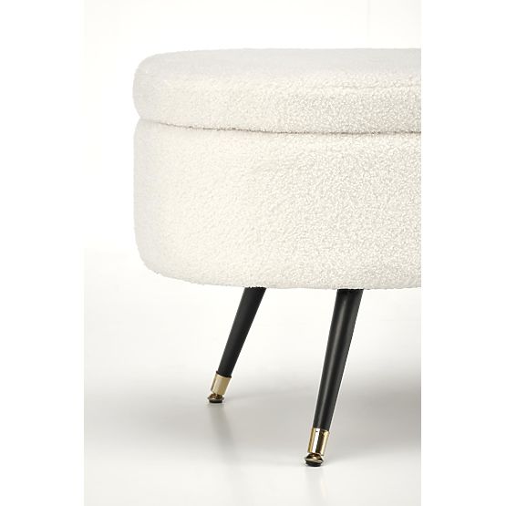 Banc AVEIRO avec espace de rangement, crème