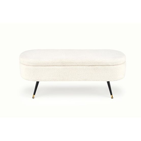 Banc AVEIRO avec espace de rangement, crème