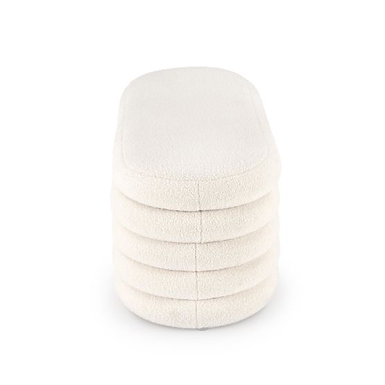 Banc BLISS avec espace de rangement, crème (1p=1 pièce)