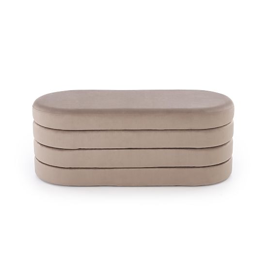 Banc CALPI avec espace de rangement, beige (1p=1pc)