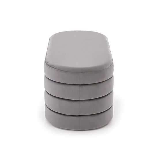 Banc CALPI avec espace de rangement, gris (1p=1ks)