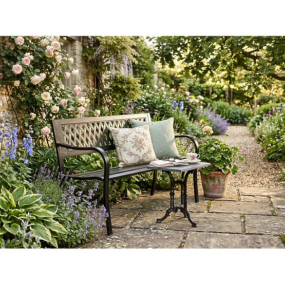 Banc de jardin en acier ROMBO