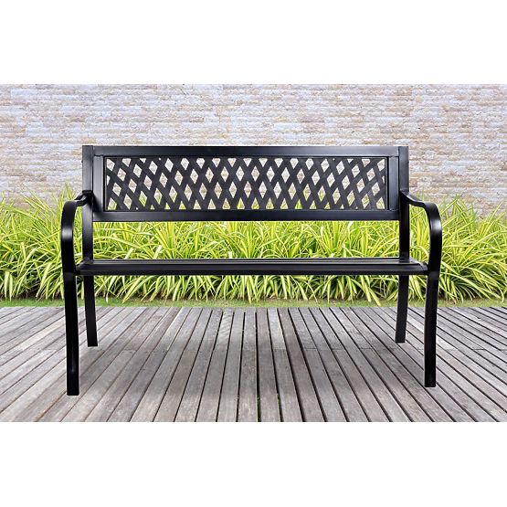 Banc de jardin en acier ROMBO