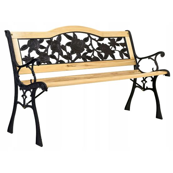 Banc de jardin en fonte ROSE