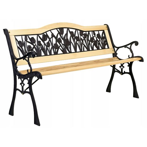 Banc de jardin en fonte TULIPÁN