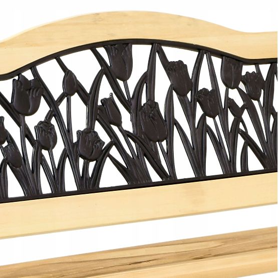 Banc de jardin en fonte TULIPÁN