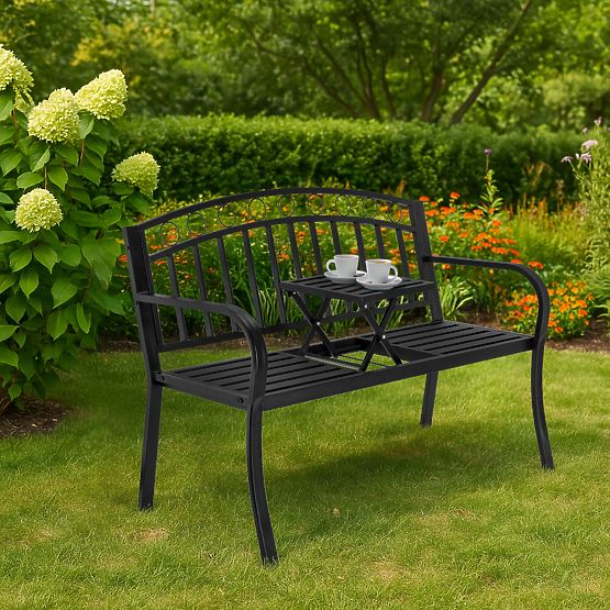 Banc de jardin en métal BANCO