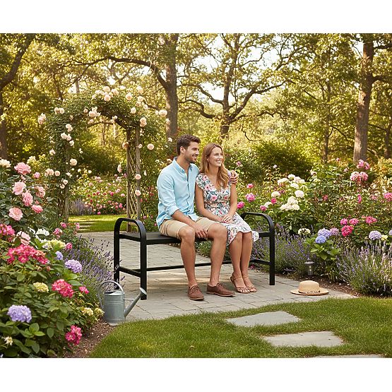 Banc de jardin en métal SOBO