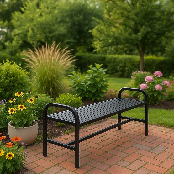 Banc de jardin en métal SOBO