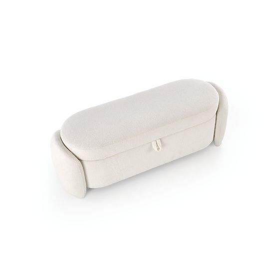 Banc FICARIA avec fonction de rangement crème (1P=1KS)