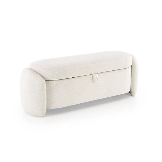 Banc FICARIA avec fonction de rangement crème (1P=1KS)