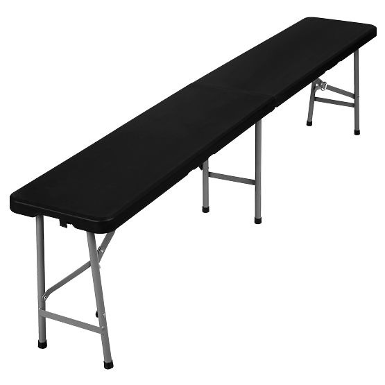 Banc pliant de restauration 180 cm noir