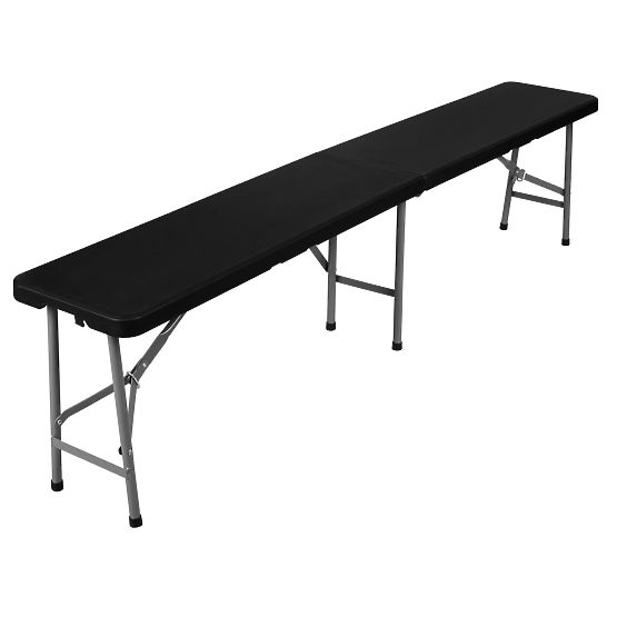 Banc pliant de restauration 180 cm noir