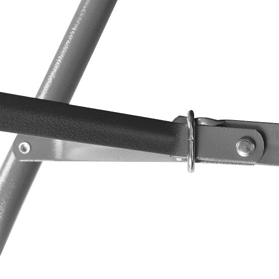 Banc pliant de restauration 180 cm noir