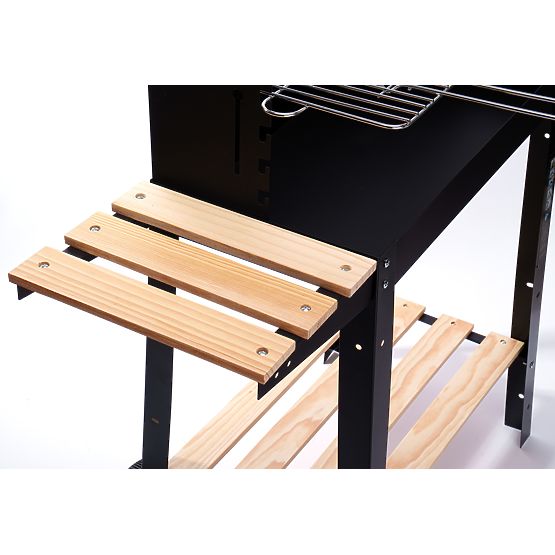 Barbecue au charbon d'angle PARIL sur roulettes