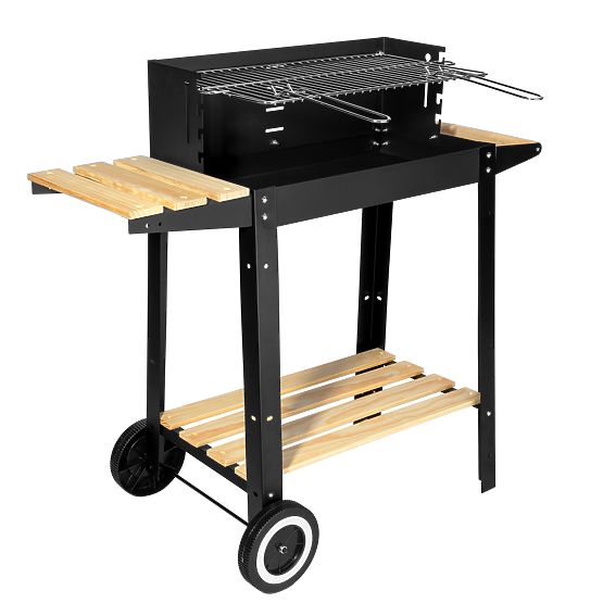 Barbecue au charbon d'angle PARIL sur roulettes