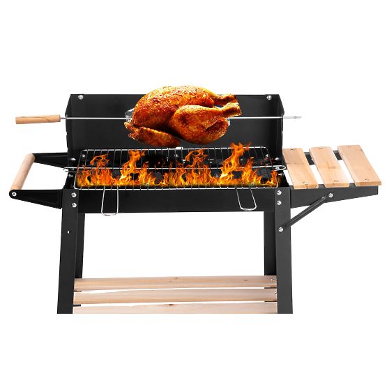 Barbecue au charbon d'angle PARIL sur roulettes