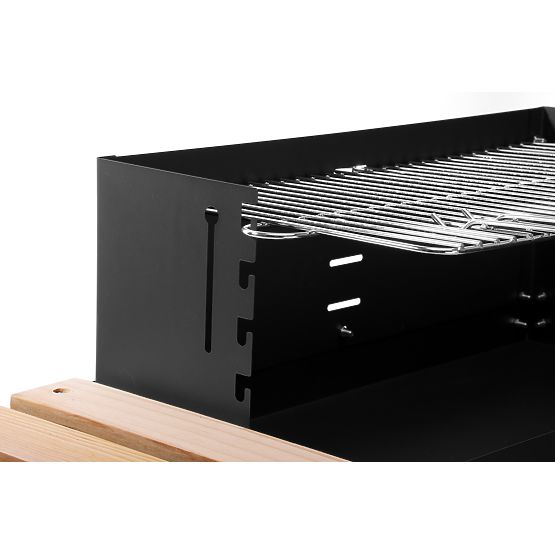 Barbecue au charbon d'angle PARIL sur roulettes