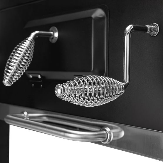 Barbecue au charbon de bois avec couvercle MEJOR