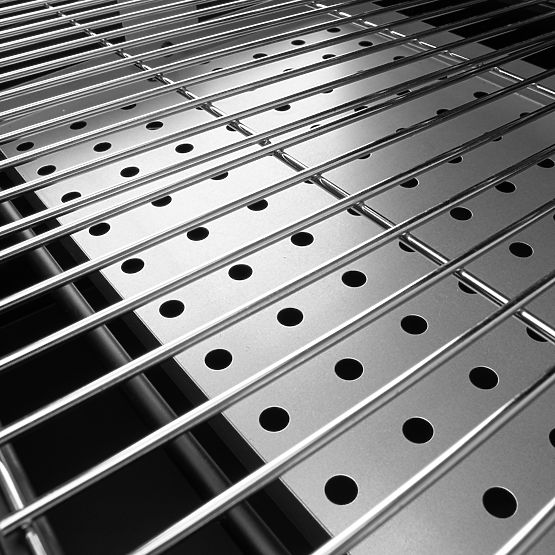 Barbecue au charbon de bois avec couvercle MEJOR