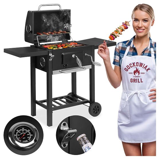 Barbecue au charbon de jardin CARBON noir