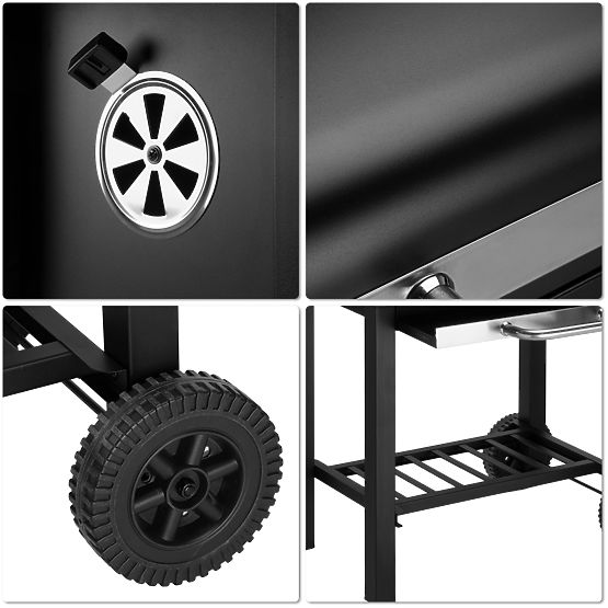 Barbecue au charbon de jardin CARBON noir