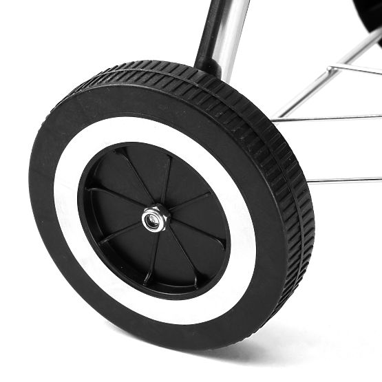 Barbecue au charbon de jardin RUND noir