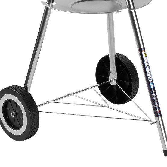 Barbecue au charbon de jardin RUND noir