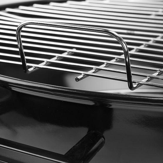 Barbecue au charbon de jardin RUND noir