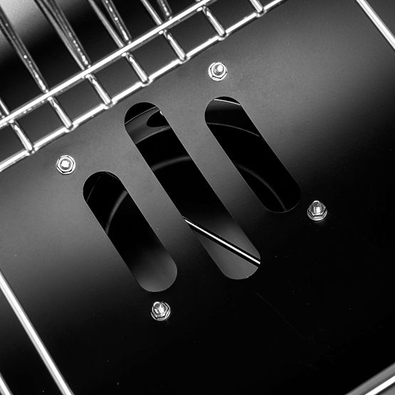 Barbecue à charbon de jardin en tonneau avec 2 grilles et tiroir à cendres