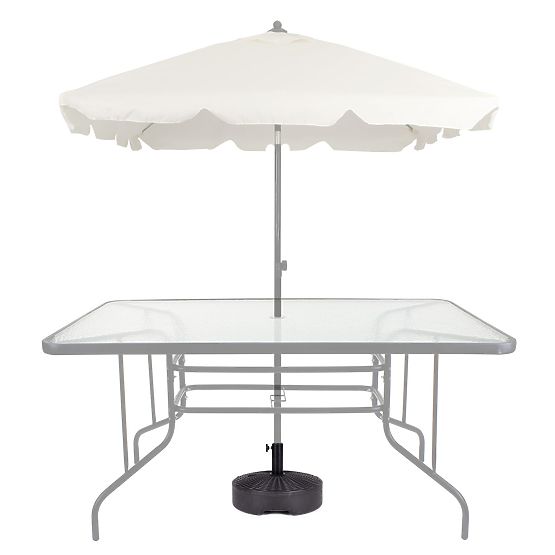 Base de parasol de jardin remplie d'eau 22L