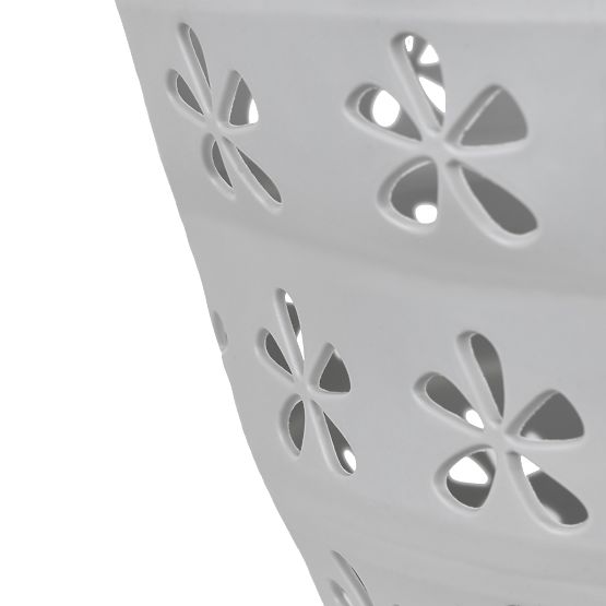 Bassine ovale pliable 50 x 37 cm blanc-gris OVAL COMPACT 25L